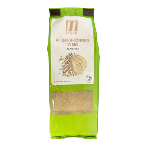 Pfeffer weiß gemahlen Lebensmittel Ecco Food