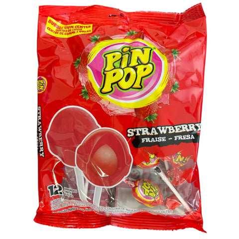 PinPop Lolly Erdbeer Lebensmittel PinPop
