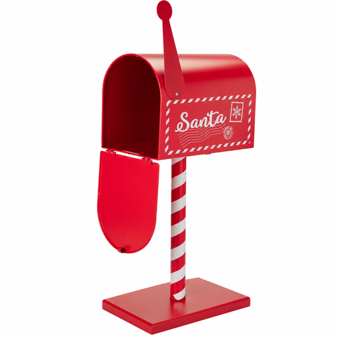 Briefkasten 25x15x50cm Rot