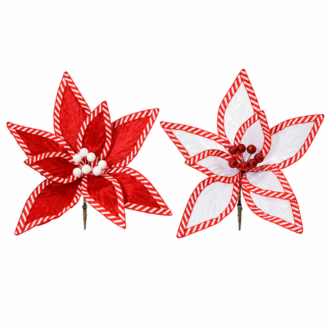 Blume auf Clip Polyester