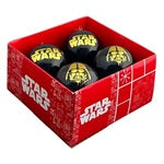 Bauble box 4 pcs Star Wars gold