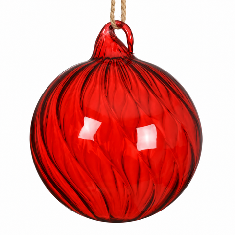 Kugel Glas rot 8cm