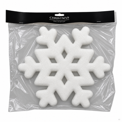 Schneeflocke Deko 20cm 2sort
