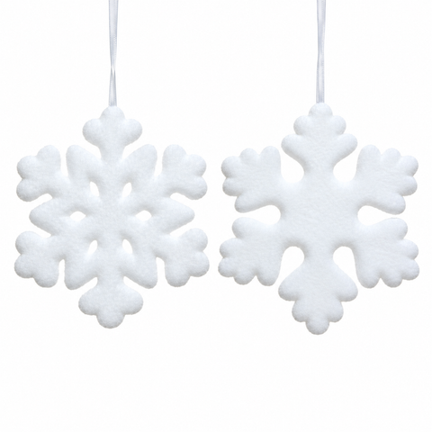 Schneeflocke weiß 2x42x42cm