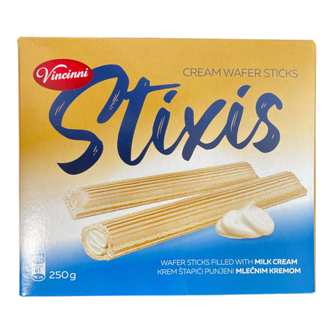 Stixis Waffelstäbchen Milchcreme Lebensmittel Vincinni