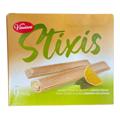 Stixis Waffelstäbchen Zitrone Lebensmittel Vincinni