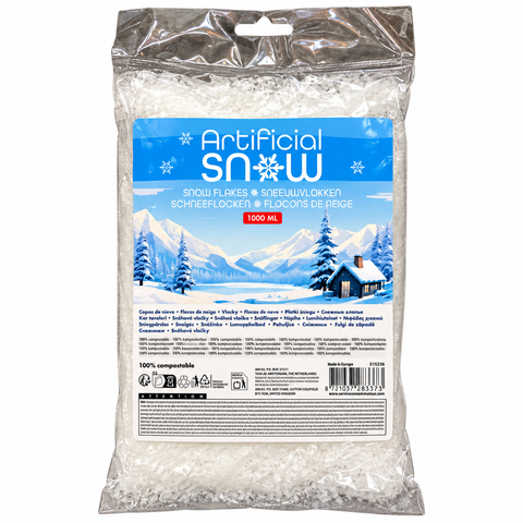 Streuschnee 1000 ml Fein