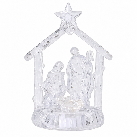 LED Krippe aus Acryl 12cm LED