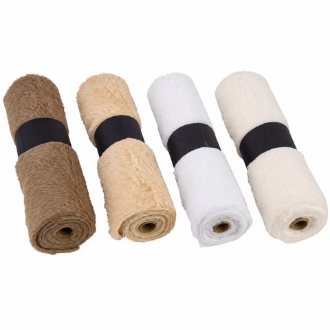 Deko-Plüschrollen Polyester 4 Farben 28x250x0.5cm