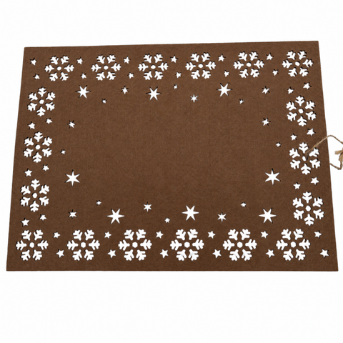 Platzset aus Filz 38x28 cm