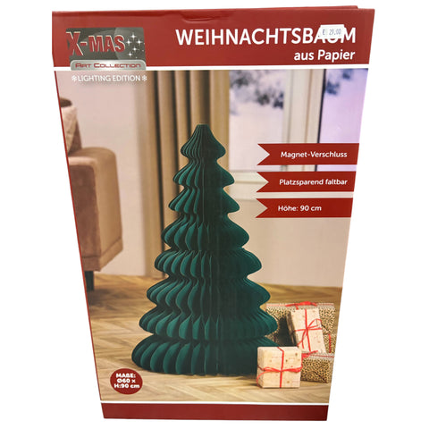 Weihnachtsbaum Papier 90 cm faltbar
