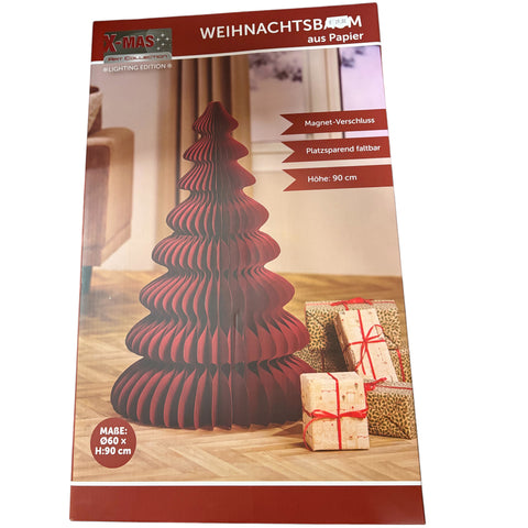 Weihnachtsbaum Papier 90 cm faltbar