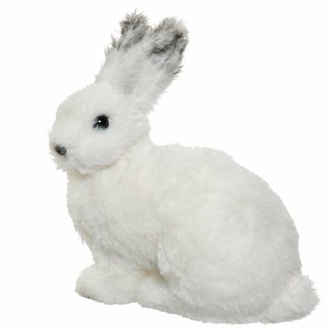 Hase weiß 10x19x20cm