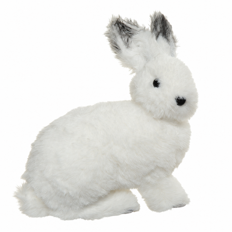 Hase weiß 10x19x20cm