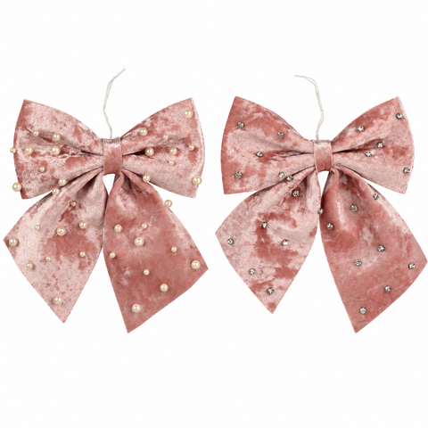 Schleife rosa 3x20x24cm