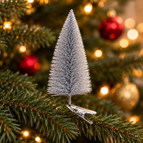 Weihnachtsbaum "Clip" 14cm, 3 Farben im Display