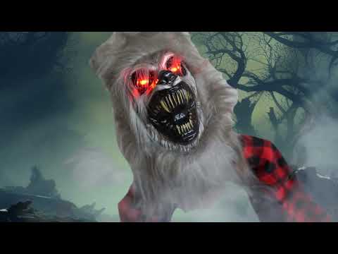 Animatronic "Heulender Werwolf" 40x73 cm