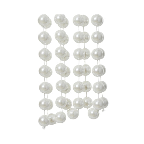 Perlenkette XXL 270 cm winterweiss