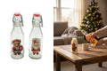 Weihnachtsdeko Glas "Bügelverschlussflasche" 250ml 2 Designs