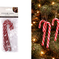 Weihnachtsdeko Kunststoff "Zuckerstange" 5er Set 13cm