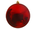 Kugel XXL bruchfest weihnachtsrot 14cm