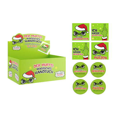 Magisches Handtuch Festtags-Muffel 30x30cm Muffel Top Ten