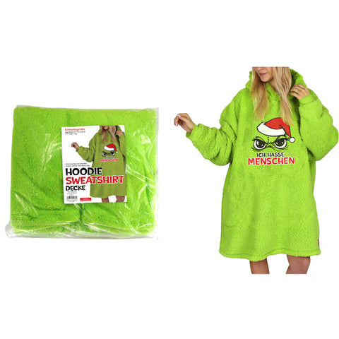 Hoodie Festtags-Muffel grün unisex Muffel Top Ten