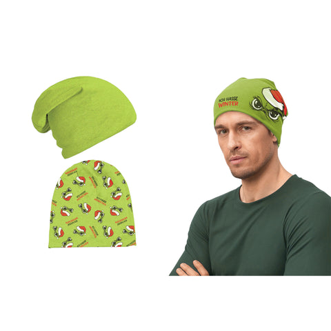 Beanie "Festtagsmuffel", 2 Designs, 27x28cm Muffel Top Ten