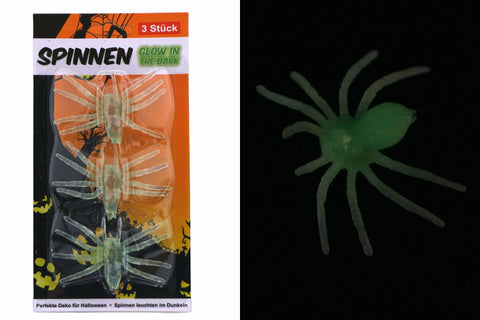 Spinnen "Glow in the Dark" Partydekoration Top Ten