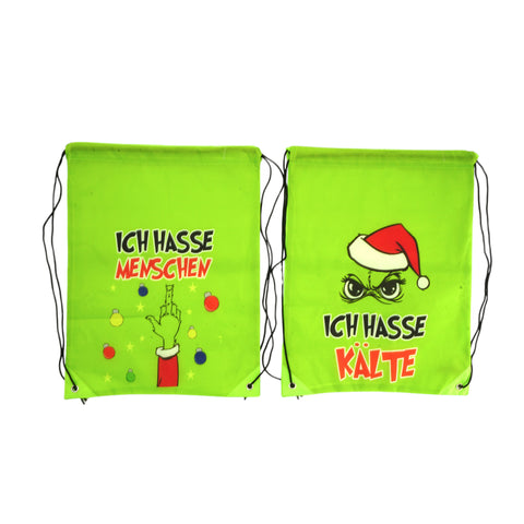 Matchbag/Matchbeutel "Festtagsmuffel", 42x35cm Muffel Top Ten