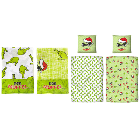 Festtagsmuffel Bettbezug 135x200 cm + 80x80 cm 2 tlg. Set Muffel Top Ten
