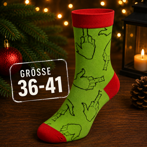 Socken Festtags-Muffel mit Spruch