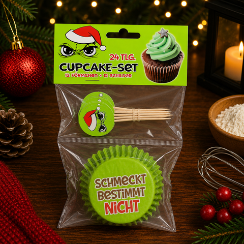Cupcake Set FesttagsMuffel 24-tlg.