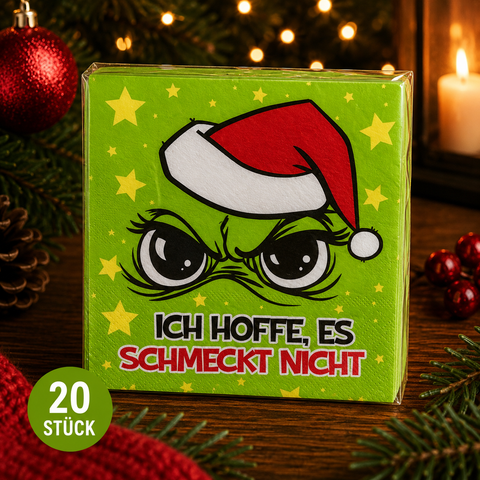 Servietten "Ich hoffe es schmeckt nicht" 20er