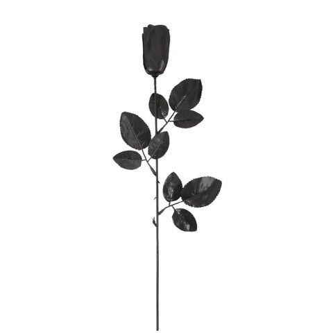 Schwarze Rose 45 cm Halloween Ptit Clown