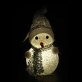 LED Schneemann "Kristall" 1 LED 9cm warmweiß 3 Designs