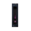Baumspitze glas tiefviolette glasvase mit schlankem design und abgerundetem boden aus glas