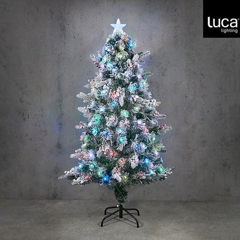 Atlanta Baum Fibre  135 led und Timer - h150xd70cm