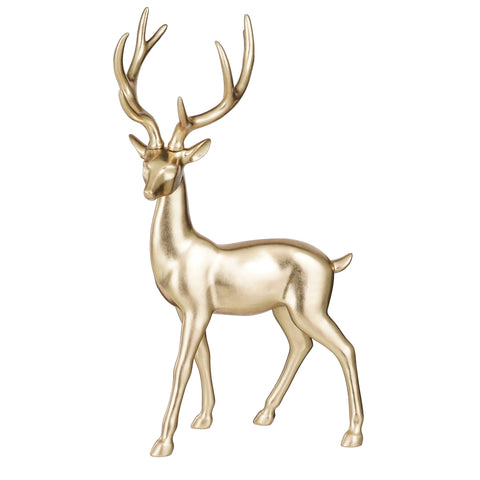 Dekoration Hirsch champagner - l37xb27xh62cm