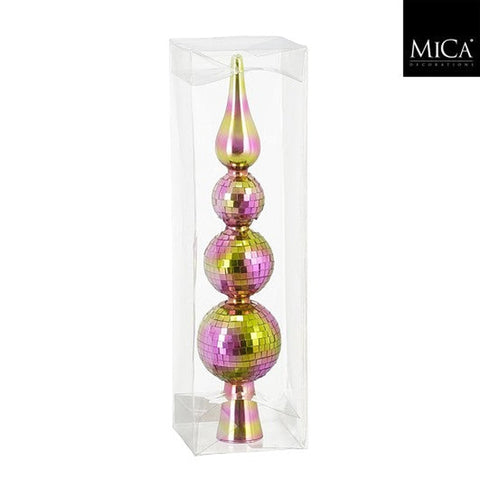 Baumspitze Spiegelkugel gold