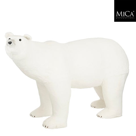 Dekoration Eisbear weiss - l155xb94xh46cm
