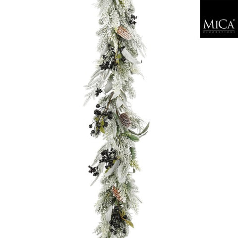 Vesper Girlande schwarz - l180xb15xh10cm