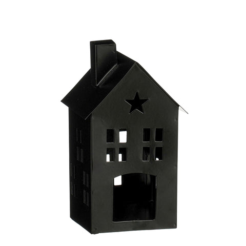 Dekoration Haus schwarz - l10xb11xh18cm