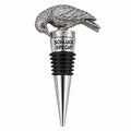 Weinverschluß Specht silber Poly 5x2.3x10cm