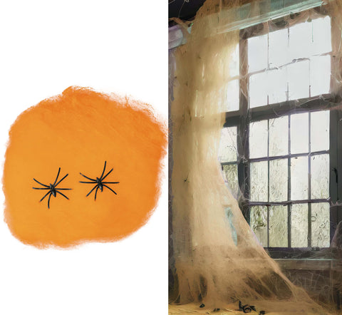 Spinnenweben orange 60 g
