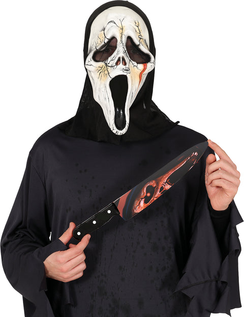 Halloween Kostüm-Messer 37cm Halloween Fiestas Guirca