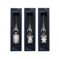 Baumspitze Glas silber 8x31cm
