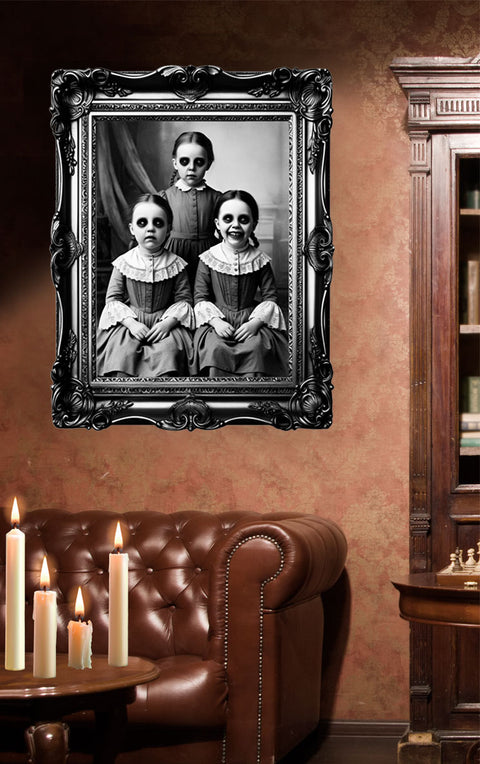 Halloween Aufkleber "3 Schwestern Vintage 58x45 cm Halloween Fiestas Guirca