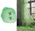 Halloween Spinnennetz farbig inkl. 2 Spinnen 60 g Halloween Fiestas Guirca