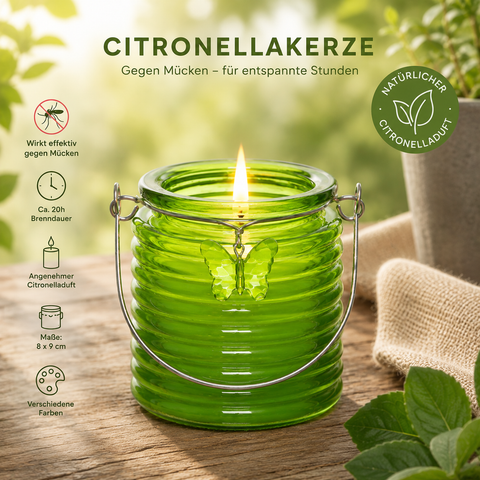 Kerze „Citronella“ / Anti-Mücken